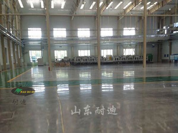 國華家具廠環(huán)氧地坪+混凝土固化劑